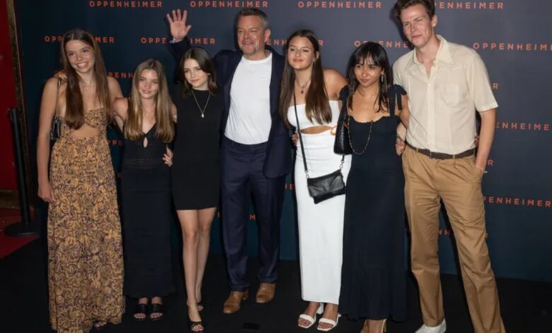 Matt Damon's daughters