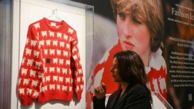 Princess Diana's sheep sweater