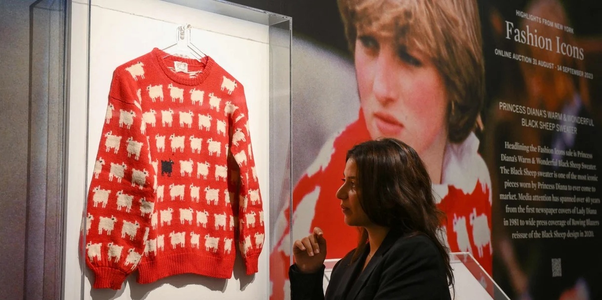 Princess Diana's sheep sweater