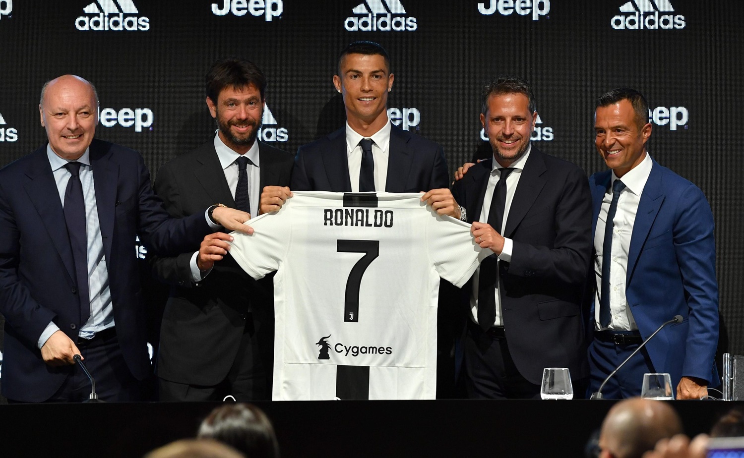 12 million euros from Juventus to Ronaldo's agent Jorge Mendes