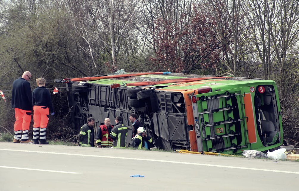 Flixbus accident in A9