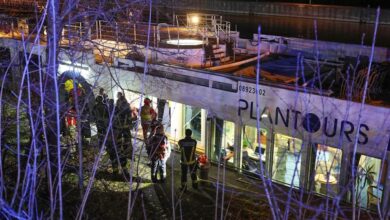 Cruise accident in Danube