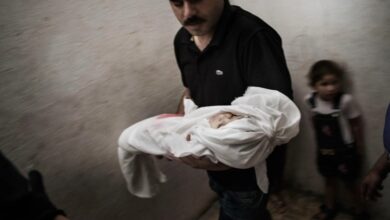 The death toll from malnutrition and dehydration in the Gaza Strip has risen to 25