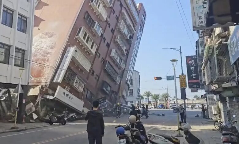 Earthquake in Taiwan