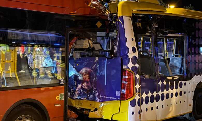 Bus accident in Regensburg