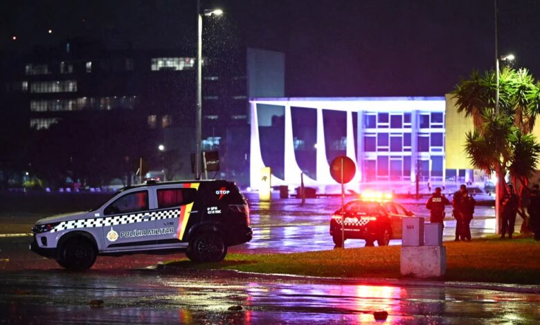 Apparently a suicide attack in Brasilia