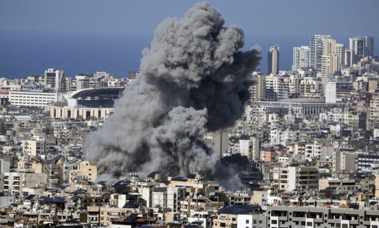 Israeli warplanes launched four airstrikes on the Dahiye area in southern Beirut, with evacuation warnings issued prior to the attacks.