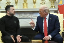 Zelensky leaves White House after angry meeting as Trump says 'come back when you're ready for peace'