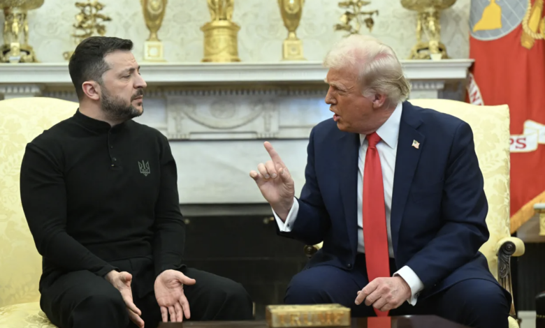 Zelensky leaves White House after angry meeting as Trump says 'come back when you're ready for peace'