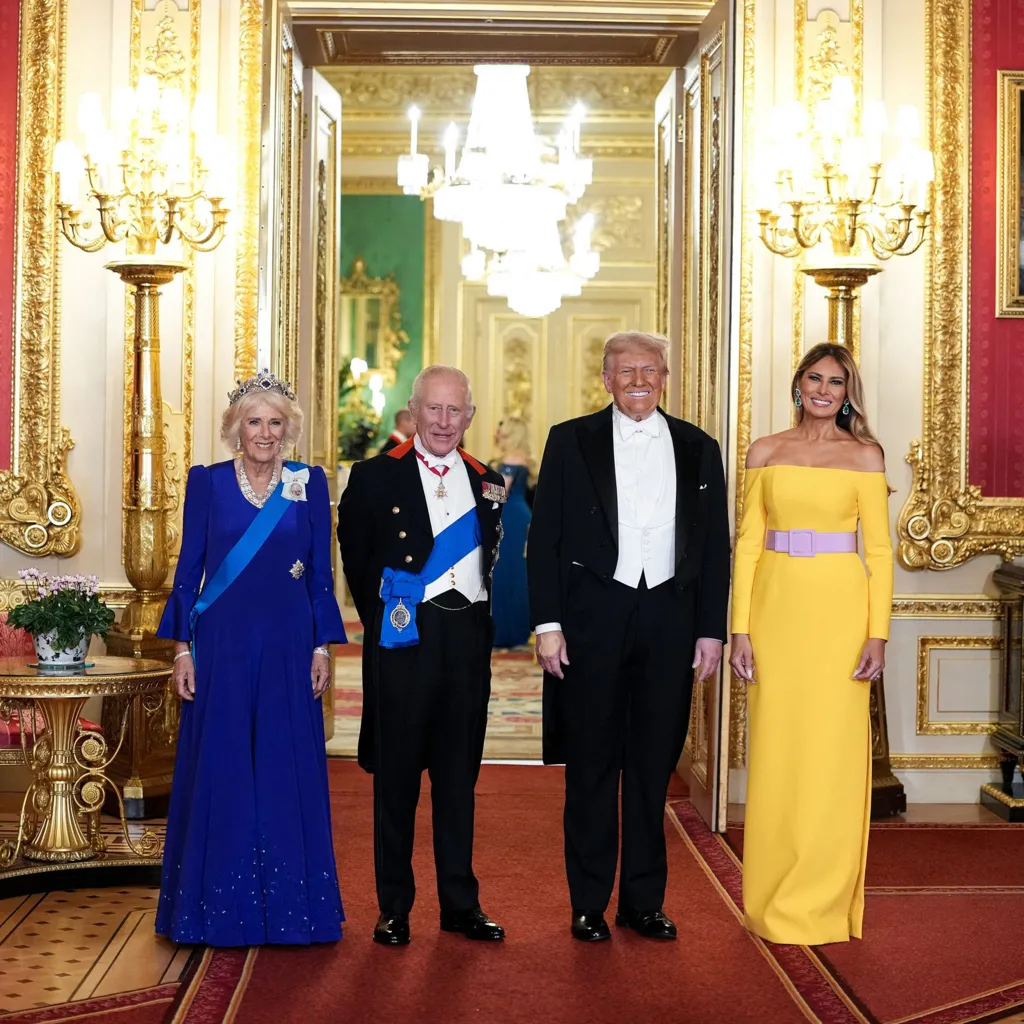 Donald Trump and Melania Trump touched down in London to begin their second official state visit to the United Kingdom