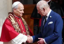 King Charles III met Pope Leo XIV at the Vatican and prayed alongside him beneath the awe-inspiring Michelangelo ceiling of the Sistine Chapel