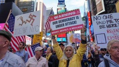 Millions joined “No Kings” protests across the U.S., condemning what they see as the Trump administration’s drift toward authoritarianism.