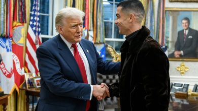 US President Donald Trump posted an AI-created clip showing him and Cristiano Ronaldo kicking a ball around inside the Oval Office.