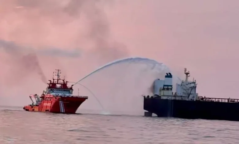 Ukrainian security officials say Kyiv’s forces disabled two tankers used by Russia to evade sanctions, targeting them with drones in the Black Sea.