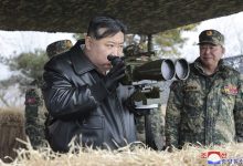 Kim Jong-un personally oversaw the test of a new high-thrust solid-fuel engine designed to strengthen the country’s weapons capability.