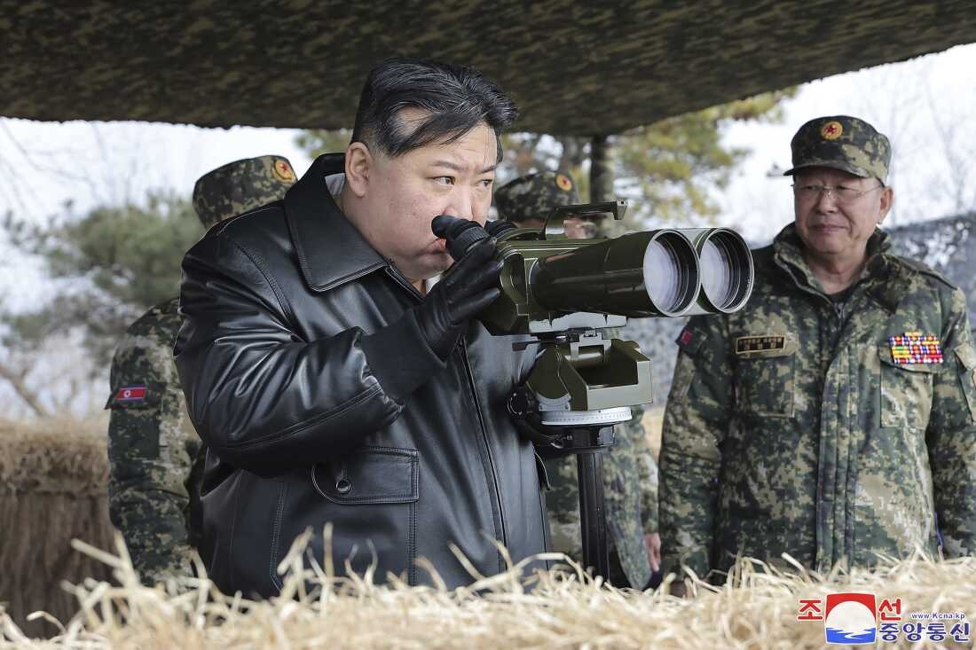 Kim Jong-un personally oversaw the test of a new high-thrust solid-fuel engine designed to strengthen the country’s weapons capability.
