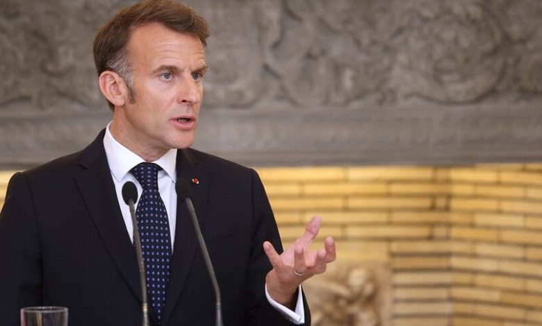 French President Emmanuel Macron criticised those calling for a tougher line against Algeria during a visit to Ariège.
