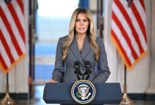 Melania Trump appeared at the White House to firmly reject claims linking her to Jeffrey Epstein or suggesting she had any knowledge of his crimes.