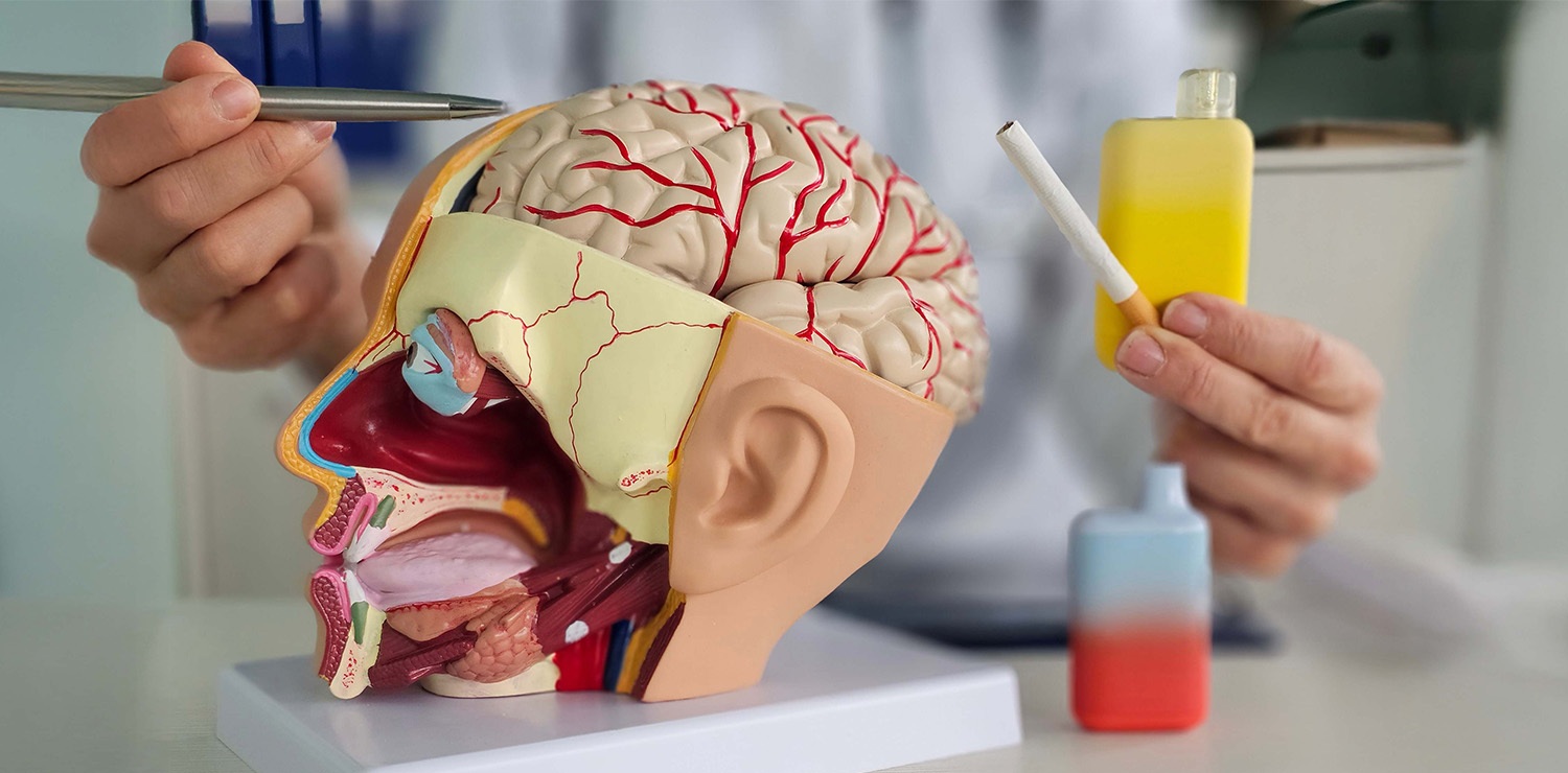 A study published in Biological Psychiatry found that long-term nicotine exposure can alter brain circuits linked to motivation.