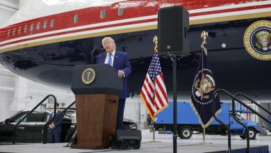 Trump gave a Turkey message during a ceremony held for the new presidential aircraft, Air Force One.