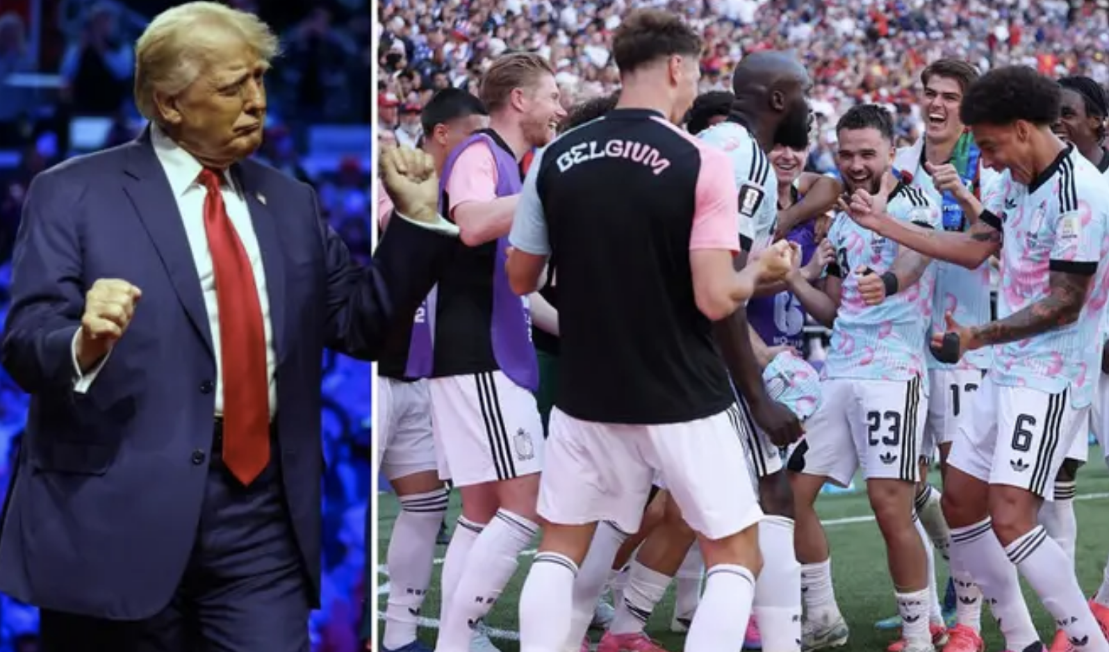 Belgian Players Mock President Trump After Eliminating Team USA From World Cup