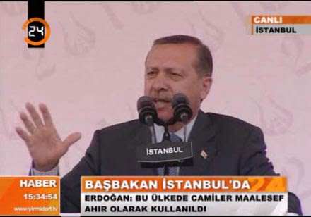 Başbakan Erdoğan'dan yine "İnönü" göndermesi (Video) 1 erdogan yenikapi