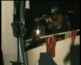 İsrail Televizyonu Canlı Yayın Anında Vermiş Olduğu Görüntüler 1 israil askeri baskin
