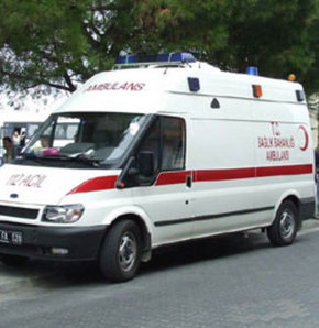Ankara Çankaya'da intihar girişimi 1 ambulanss