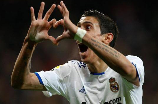 Kurtarıcı Di Maria! Real Madrid: 1 - Sevilla: 0 / Video 1 di maria kalp