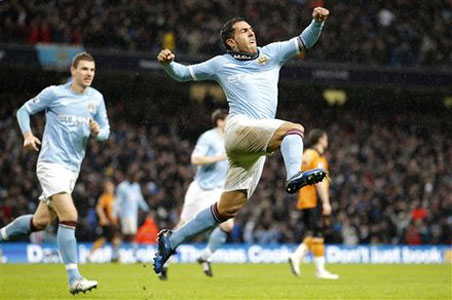 Manchester City tam yol, Chelsea galibiyeti hatırladı 1 Carlos Tevez