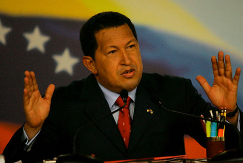 hugo chavez uyari