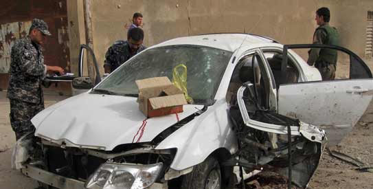 Irak'ta yine şiddet 18 kişi öldü! 1 iraq bombalama
