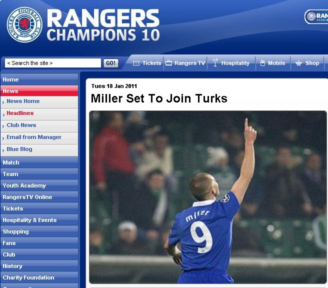 Kenny Miller Bursaspor'da! Transferi Rangers doğruladı 1 miller rangers