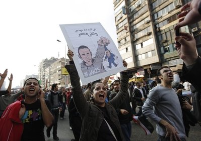 Mısır yanıyor! Mübarek gidici! 1 misir halk protesto