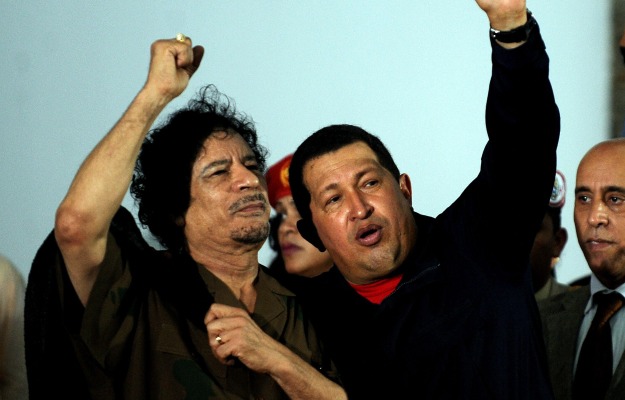 Hugo Chavez Kaddafi'ye destek verdi! 1 Hugo Chavez Muammer Kaddafi