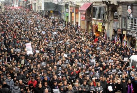 gazeteciler taksim eylem