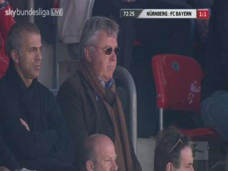 Guus Hiddink oguz çetin nürnbergin macını izledi