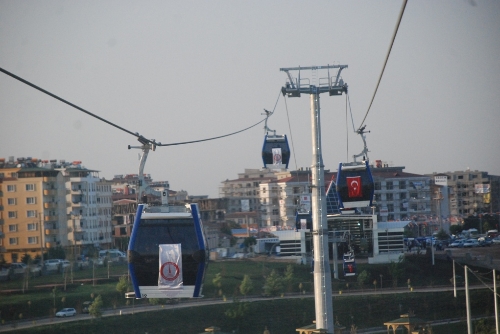 Güneydoğu'nun ilk teleferik sistemi Gaziantep'te açıldı 1 teleferik antep