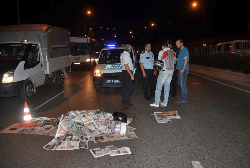 Kasksız motosiklet kullandı, kazada kurtulamadı 1 kasksiz motosiklet kaza