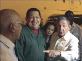 raul castro hugo chavez