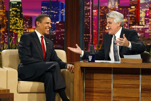 Barack Obama Jay Leno Show'da : Kaddafi bile böyle bir ölümü hakketmedi