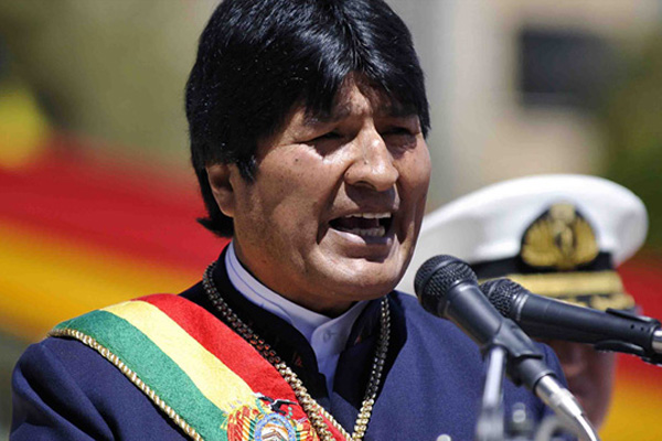 evo morales secim protesto