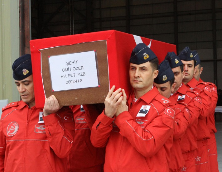 Şehit pilot Ümit Özer toprağa verildi 1 umit ozer cenaze aa