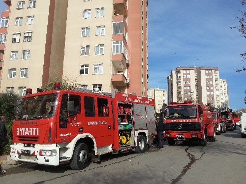İstanbul'da şok! Patlayan cep telefonu yangın çıkardı 1 itfaiye istanbul maltepe