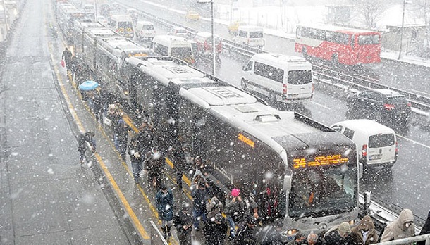 istanbul kar yağışı