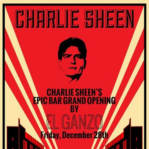 Oscar'lı aktör Charlie Sheen Meksika'da kendi barını açtı / Magazin Haberleri 1 Sheen open bar