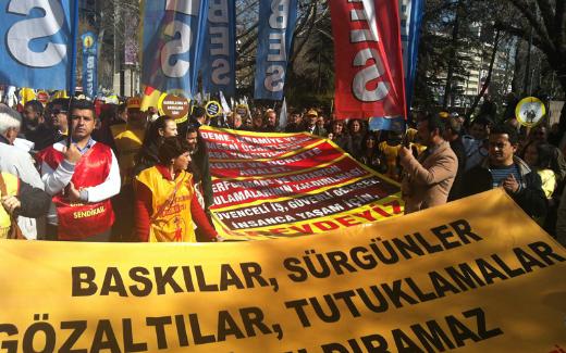 Memur eylemleri olaylı başladı! 1 memur eylemi 2389w
