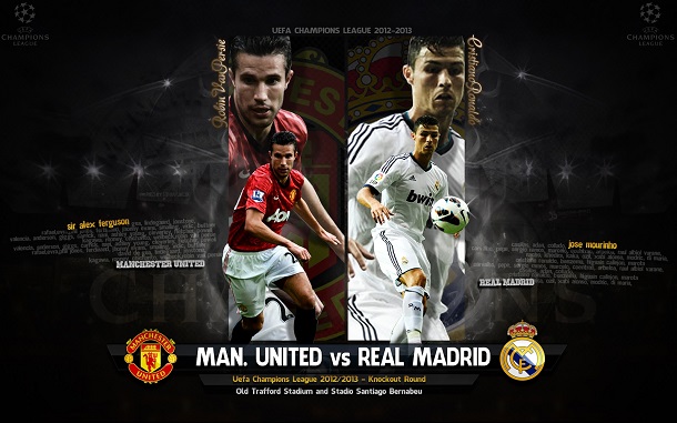 Şampiyonlar Liginde devlerin savaşı Manchester United ve Real Madrid karşı karşıya 1 ManchesterUnited Vs Real Madrid Uefa Champion League