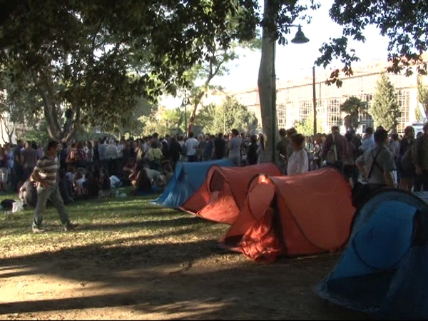 taksim gezi parki nobeti