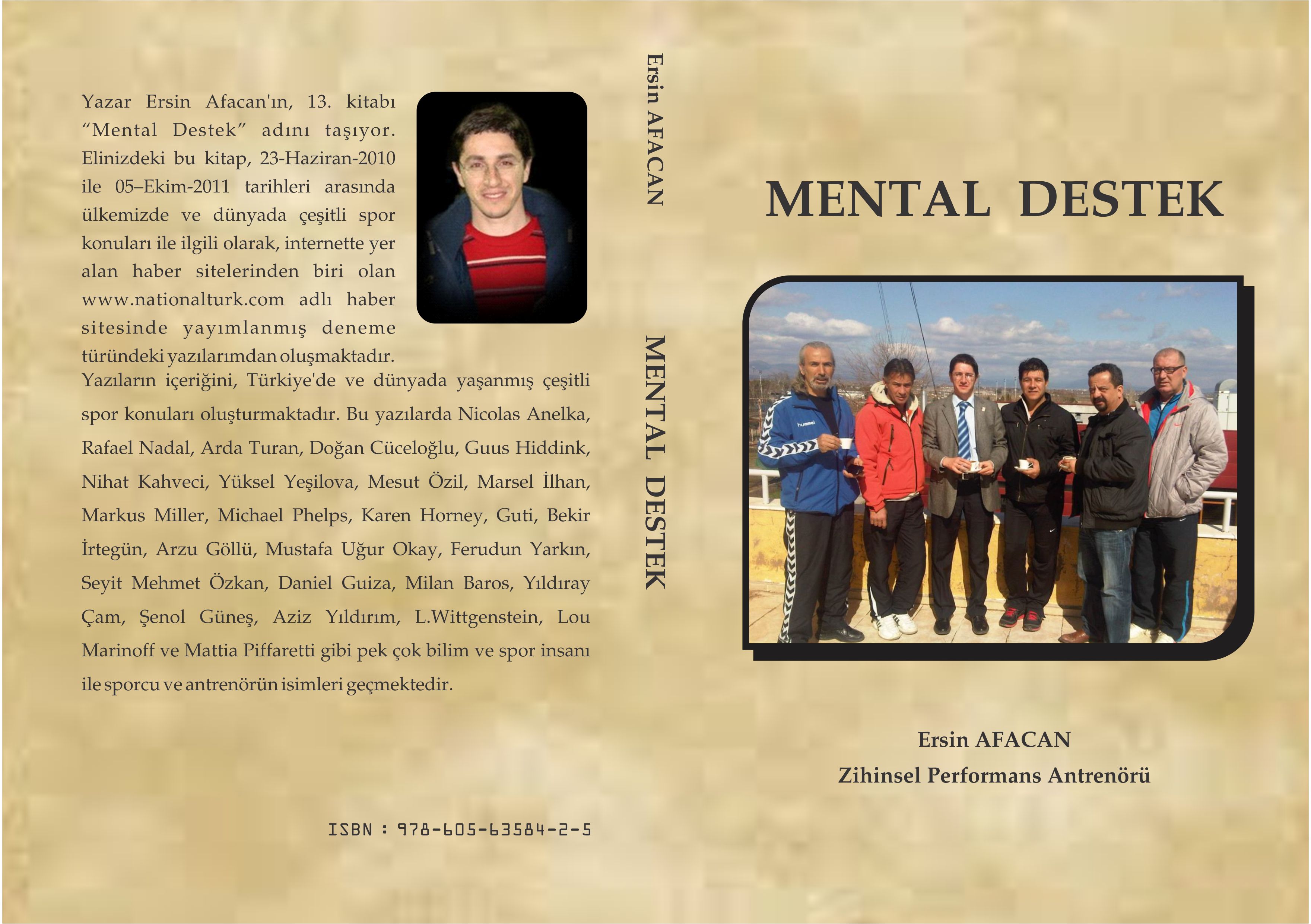Ersin Afacan'ın yeni kitabı Mental Destek çıktı 1 MENTAL DESTEK 1